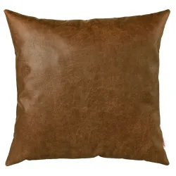Cojín decorativo cuadrado - Piel Natural Premium