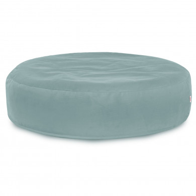 Menta Almohada Redonda Monaco terciopelo