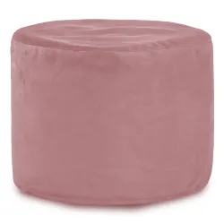 Puff Redondo Cilindro - Terciopelo Soft
