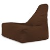 Marrón Puff Sillón Bali el salón terciopelo