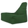 Verde oscuro Puff Sillón Bali el salón terciopelo