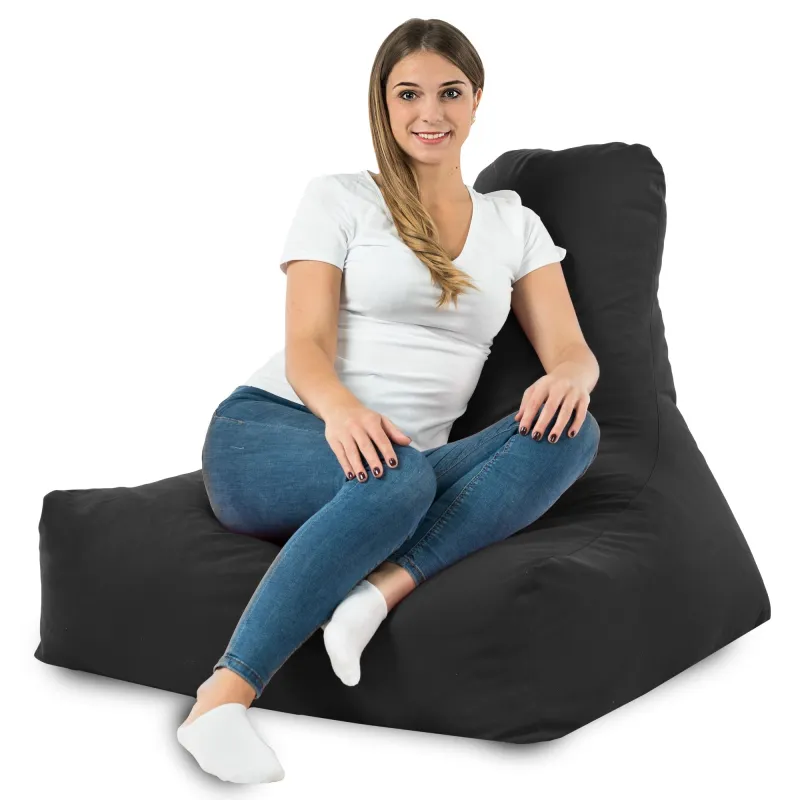 Puff Sillón con Respaldo Bali - Terciopelo Soft – vista 90