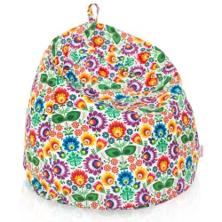 Puff Pera para niños - Tejido Estampado Premium