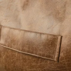 Puff Sillón Relax XXL para Adultos Disinto - Piel Natural Premium – vista 10