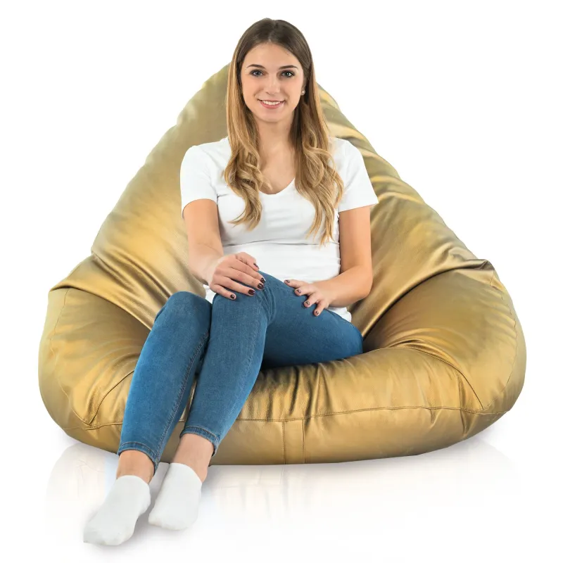 Puff Pera Drop XXL, ideal para exterior, diseño duradero y elegante