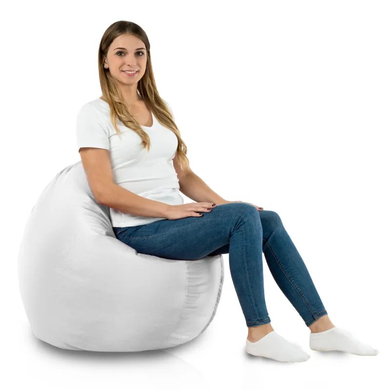 Duradera almohada redonda para relajación al aire libre, perfecta para jardines y patios