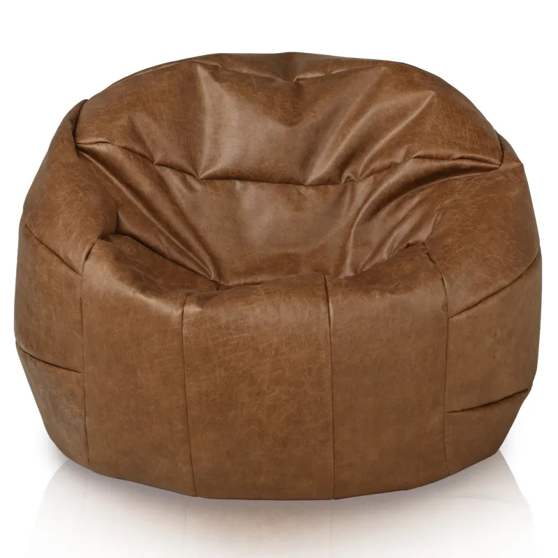 Puff Sillón Pelota Fútbol - Piel Natural Premium – vista 2