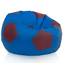 Puff Sillón Pelota de Fútbol XXL Grande - Piel Sintética – vista 9
