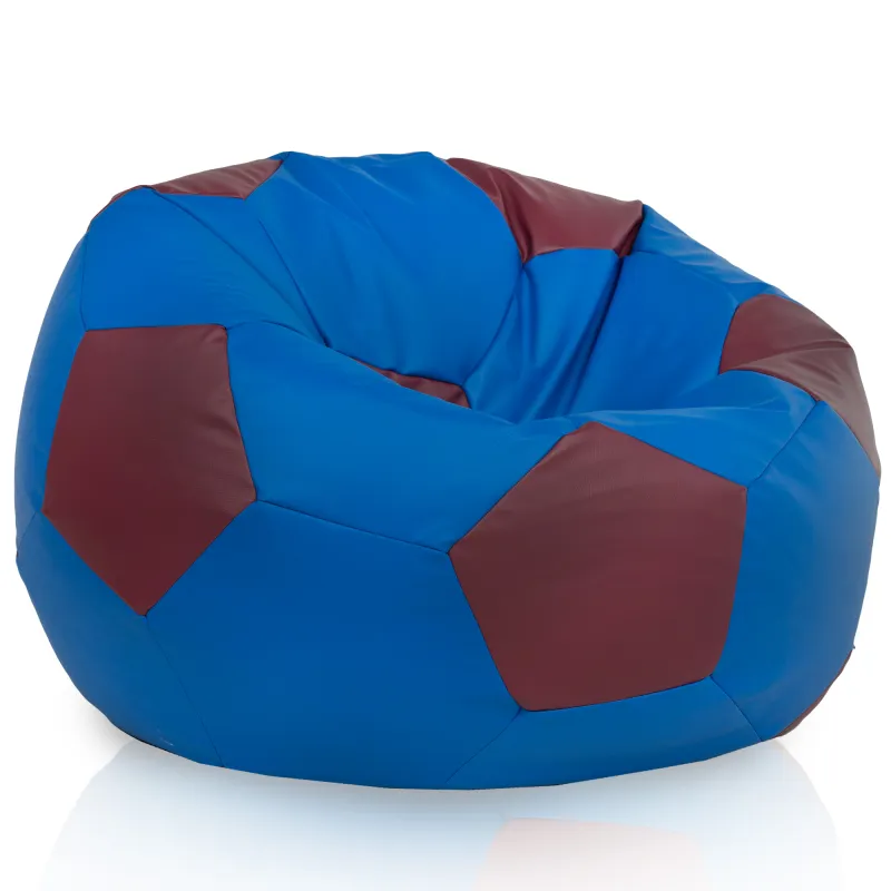Puff Sillón Pelota de Fútbol XXL Grande - Piel Sintética – vista 9