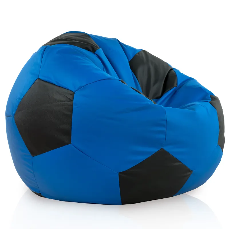 Puff Sillón Pelota de Fútbol XXL Grande - Piel Sintética – vista 5