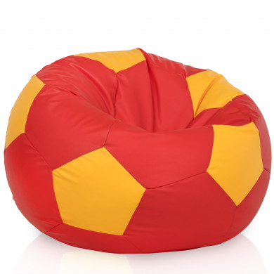 Puf De Fútbol Del Roma Cuero Ecológico