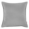 Gris claro Almohada Cuadrada Decorativa terciopelo