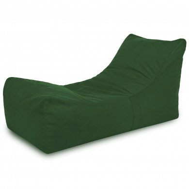 Verde oscuro Sillón Lounge Atenas terciopelo