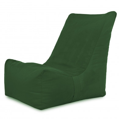 Verde oscuro Puff Sillón Distinto terciopelo