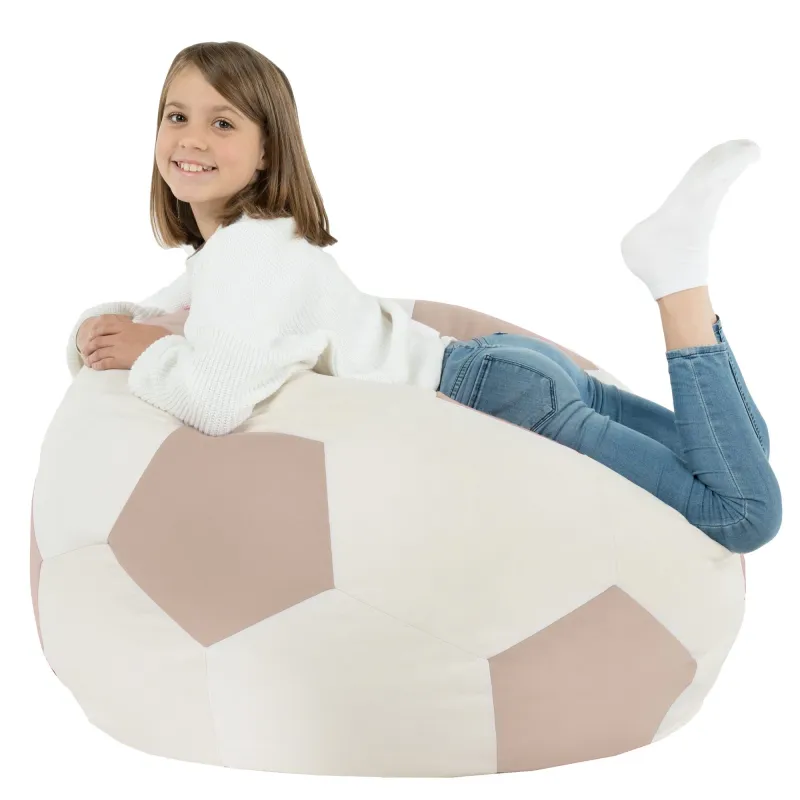 Puff Sillón Pelota de Fútbol XL para niños - Terciopelo Soft – vista 14