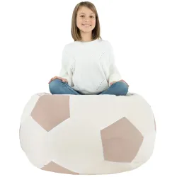 Puff Sillón Pelota de Fútbol XL para niños - Terciopelo Soft – vista 16