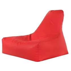 Puff Sillón con Respaldo Bali - Piel Sintética