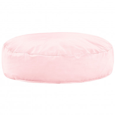 Metalizado rosa Almohada Redonda Monaco cuero ecológico