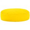Amarillo claro Almohada Redonda Monaco cuero ecológico