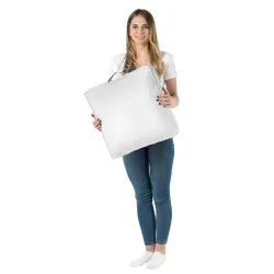 Cojín del asiento blanco elegante para exteriores, mejora la estética del jardín