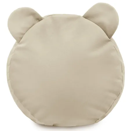 Puff suave de terciopelo para niños, diseñado en un encantador estilo de oso de peluche