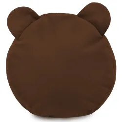 Puff Reposapiés Redondo para niños Teddy - Terciopelo Soft