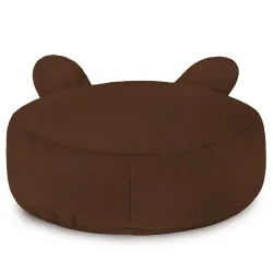 Puff Reposapiés Redondo para niños Teddy - Terciopelo Soft – vista 18