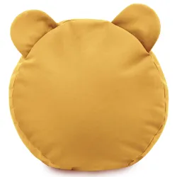 Puff Reposapiés Redondo para niños Teddy - Terciopelo Soft