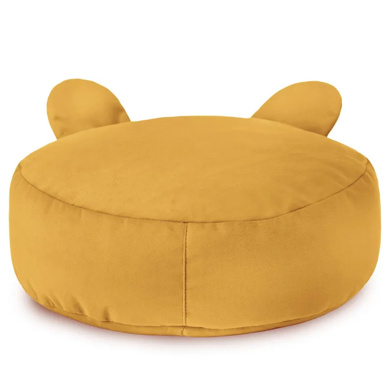Puff Reposapiés Redondo para niños Teddy - Terciopelo Soft – vista 19