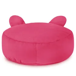 Puff Reposapiés Redondo para niños Teddy - Terciopelo Soft – vista 21