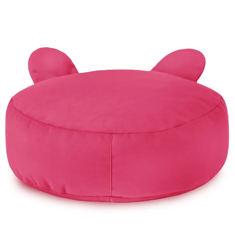 Puff Reposapiés Redondo para niños Teddy - Terciopelo Soft – vista 21