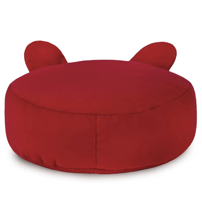 Puff Reposapiés Redondo para niños Teddy - Terciopelo Soft – vista 22
