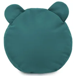 Puff Reposapiés Redondo para niños Teddy - Terciopelo Soft
