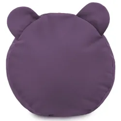 Puff Reposapiés Redondo para niños Teddy - Terciopelo Soft