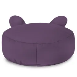 Puff Reposapiés Redondo para niños Teddy - Terciopelo Soft – vista 27