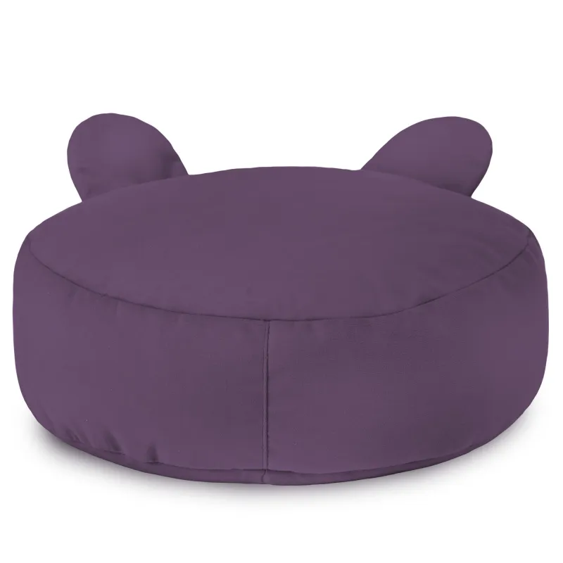 Puff Reposapiés Redondo para niños Teddy - Terciopelo Soft – vista 27