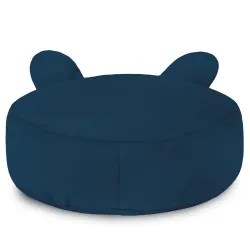 Puff Reposapiés Redondo para niños Teddy - Terciopelo Soft – vista 28