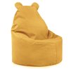 Mostaza Puff Sillón Teddy Para Bebé terciopelo