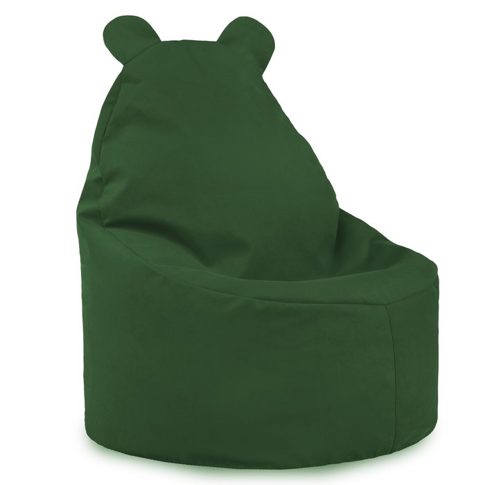 Verde oscuro Puff Sillón Teddy Para Bebé terciopelo