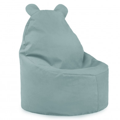 Menta Puff Sillón Teddy Para Bebé terciopelo