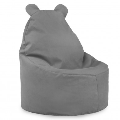 Acero Puff Sillón Teddy Para Bebé terciopelo