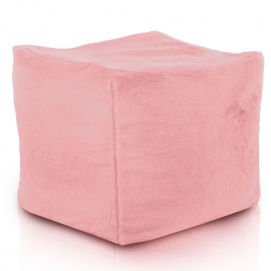 Yeti rosa Puff Cuadrado Cubo