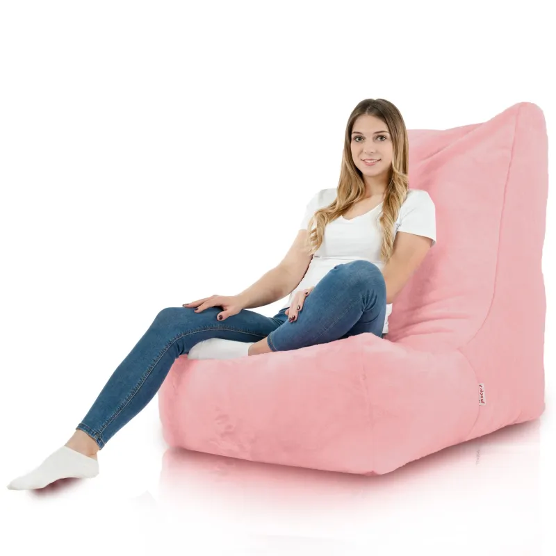 Puff Sillón Relax XXL para Adultos Disinto - Pelo Sintético Yeti – vista 7