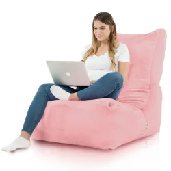 Puff Sillón Relax XXL para Adultos Disinto - Pelo Sintético Yeti – vista 8