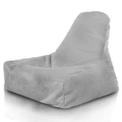Puff Sillón con Respaldo Bali - Pelo Sintético Yeti