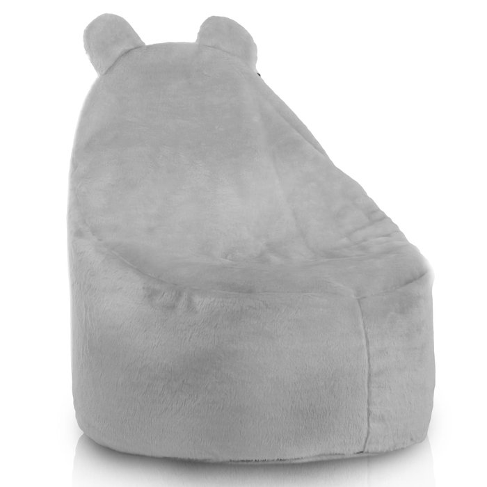 Yeti gris Puff Sillón Teddy Para Bebé