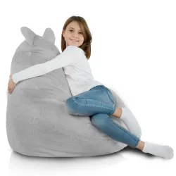 Puff Sillón para niños Teddy - Pelo Sintético Yeti – vista 4