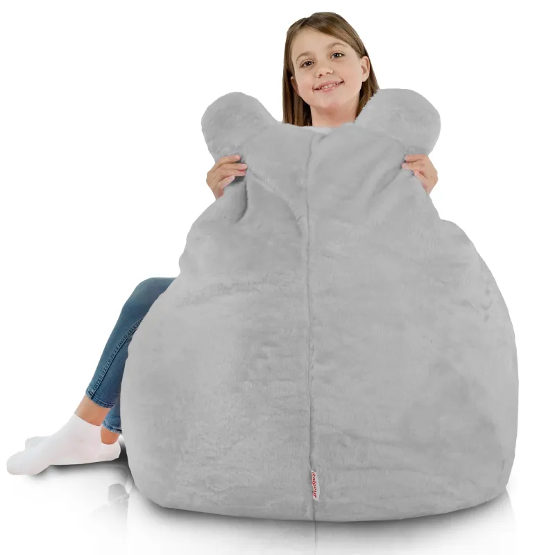 Puff Sillón para niños Teddy - Pelo Sintético Yeti – vista 5