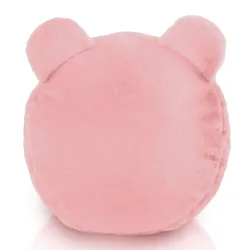 Puff Reposapiés Redondo para niños Teddy - Pelo Sintético Yeti