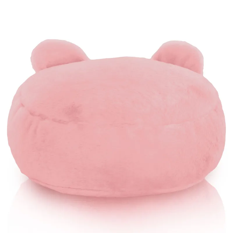 Puff Reposapiés Redondo para niños Teddy - Pelo Sintético Yeti – vista 5